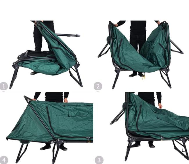 NET*KAMP UYKU ÇADIRI TEK KİŞİLİK YERDEN YÜKSEK YŞL