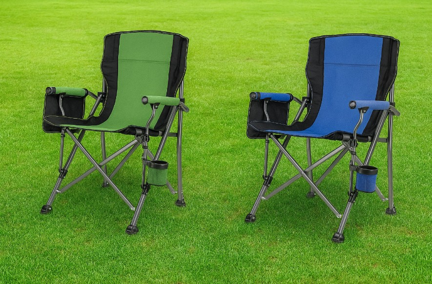 KAMP SANDALYESİ METAL İSKELET OXFORD KUMAŞ
