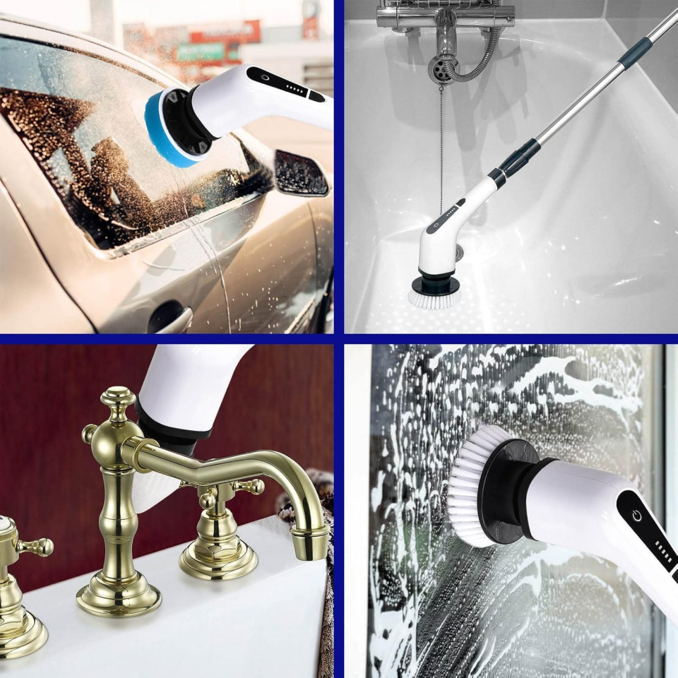 TEMİZLEME FIRÇASI 9 PARÇA USB ŞARJ