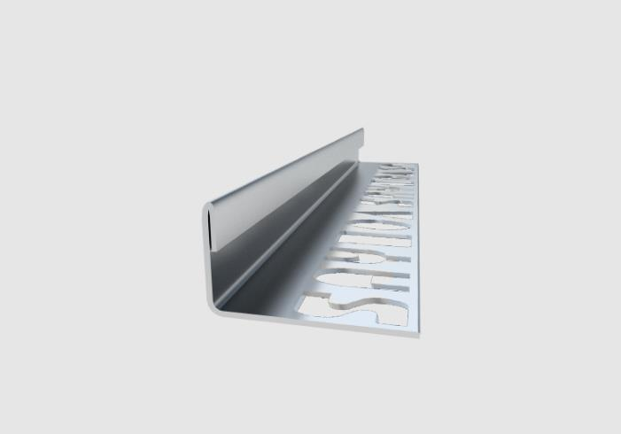 PASLANMAZ BİTİM PROFİLİ 12MM PARLAK KROM