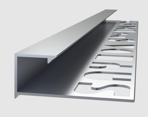 ALÜMİNYUM DIŞ KÖŞE SERAMİK PROFİLİ 14MM PARLAKKROM