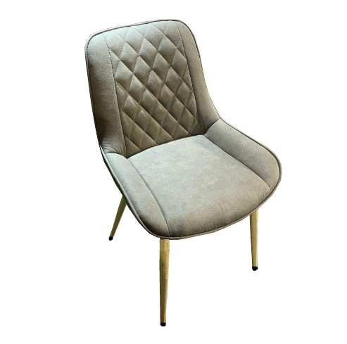 SANDALYE BAKLAVA MODEL KUMAŞ AHŞAP AYAK  BEJ