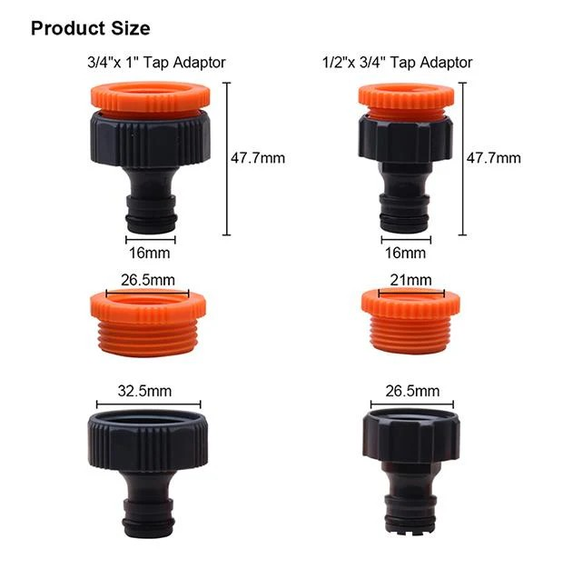 HORTUM MUSLUK ADAPTÖRÜ 1/2'' X 3/4'' TP
