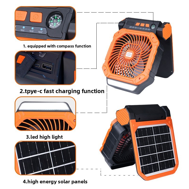 SOLAR PORTATİF FAN