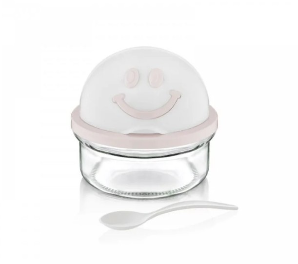 NET/ŞEKERLİK KAŞIKLI GÜLEN YÜZ 425CC PEMBE