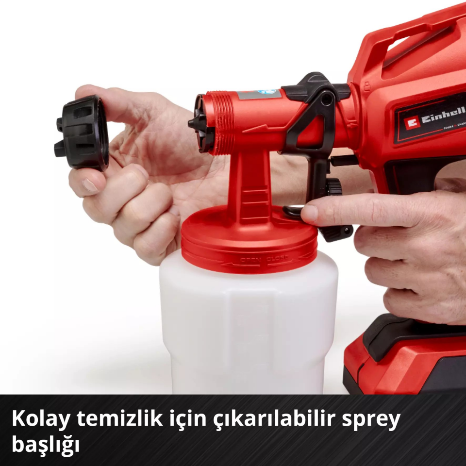AKÜLÜ SPREY BOYA MAKİNESİ TC-SY 18/60 Li-Solo