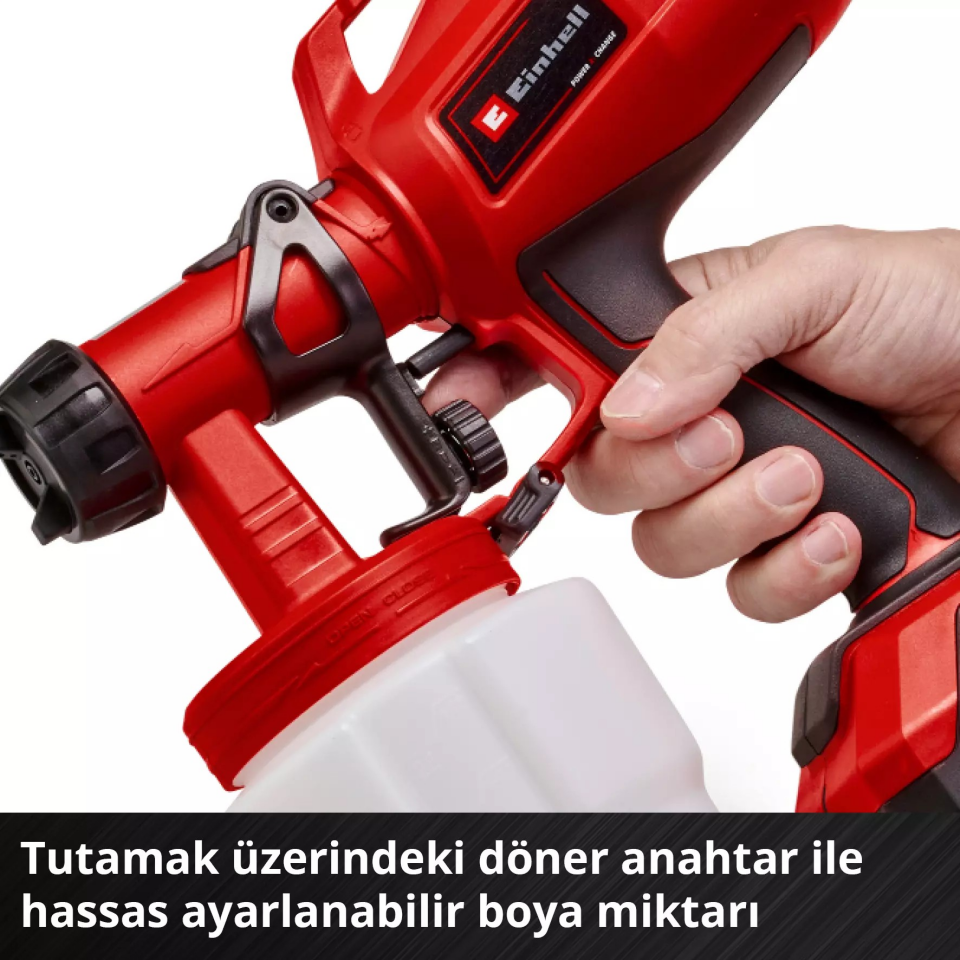 AKÜLÜ SPREY BOYA MAKİNESİ TC-SY 18/60 Li-Solo