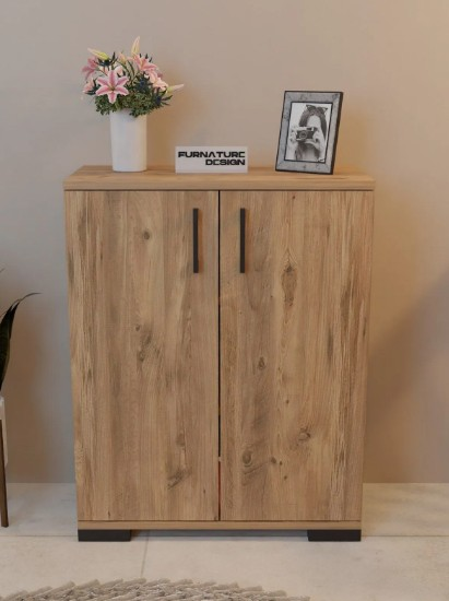 DOLAP ÇOK AMAÇLI 2 KAPAKLI 3RAFLI ÇAM 64x75x32CM