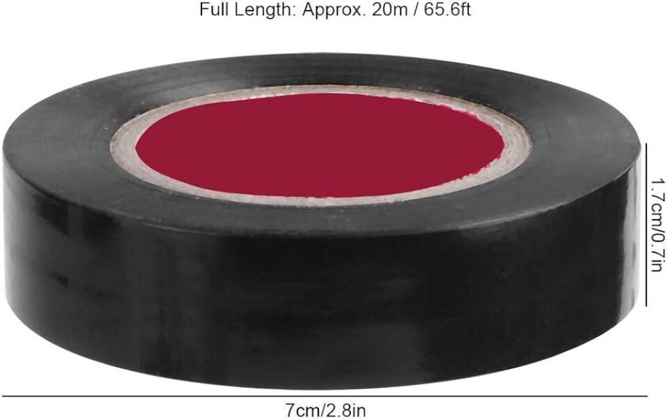 ELEKTRİKÇİ BANDI SİYAH 20MT TP