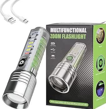 EL FENERİ  ŞARJ EDİLEBİLİR 8 MOD BEYAZ TP