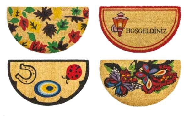 PASPAS PVC TABAN YARIM AY KOKO 40X70