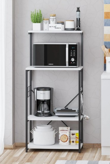 RAF ÇOK AMAÇLI MUTFAK TEZGAHI BEYAZ 142x60x40CM