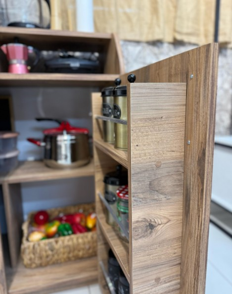 DOLAP ÇOK AMAÇLI MUTFAK KİLER DOLABI ÇAM