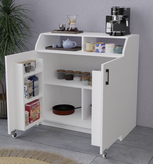 DOLAP ÇOK AMAÇLI MUTFAK KİLER DOLABI BEYAZ