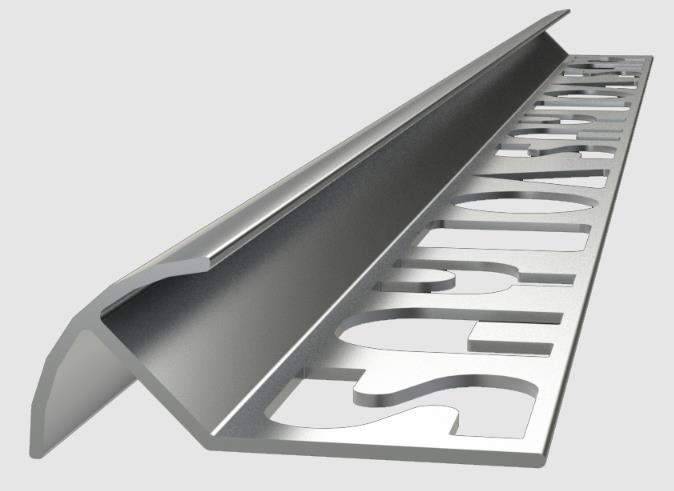 ALM.ÇİFT TARAFLI DIŞ KÖŞE PROF.12MM MAT KROM 270CM