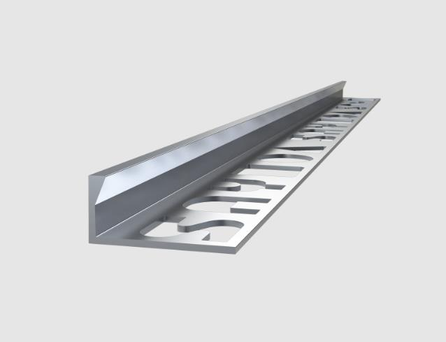ALÜMİNYUM ZEMİN BİTİM PROF. 10MM PARLAK KROM