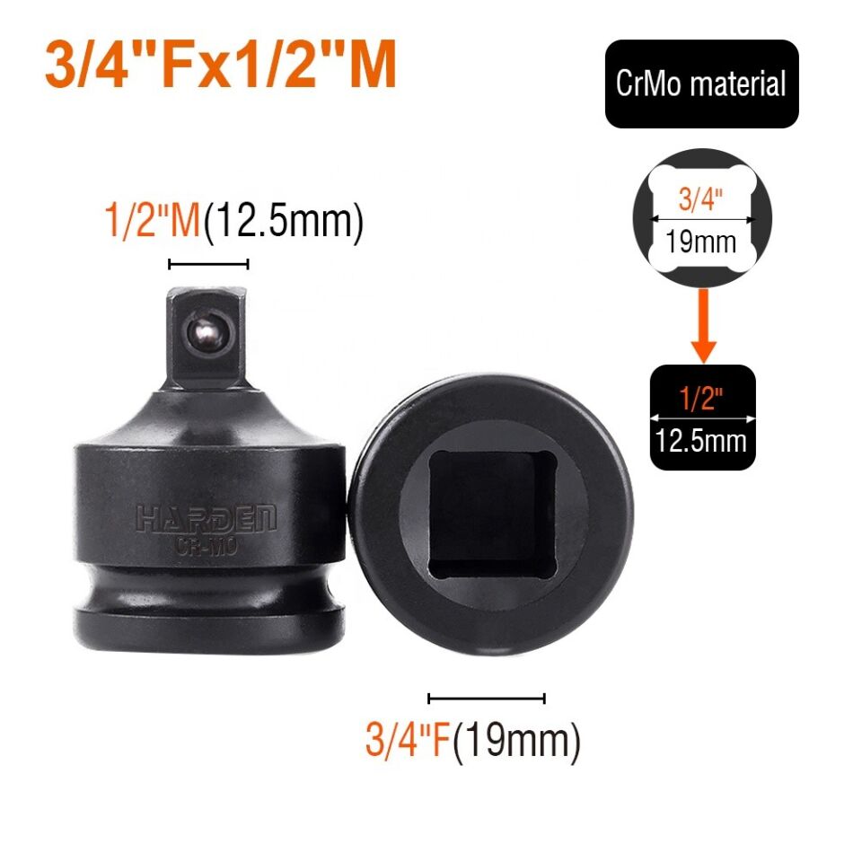 LOKMA ADAPTÖR SOKET DARBELİ 1/2'' 8 PARÇA