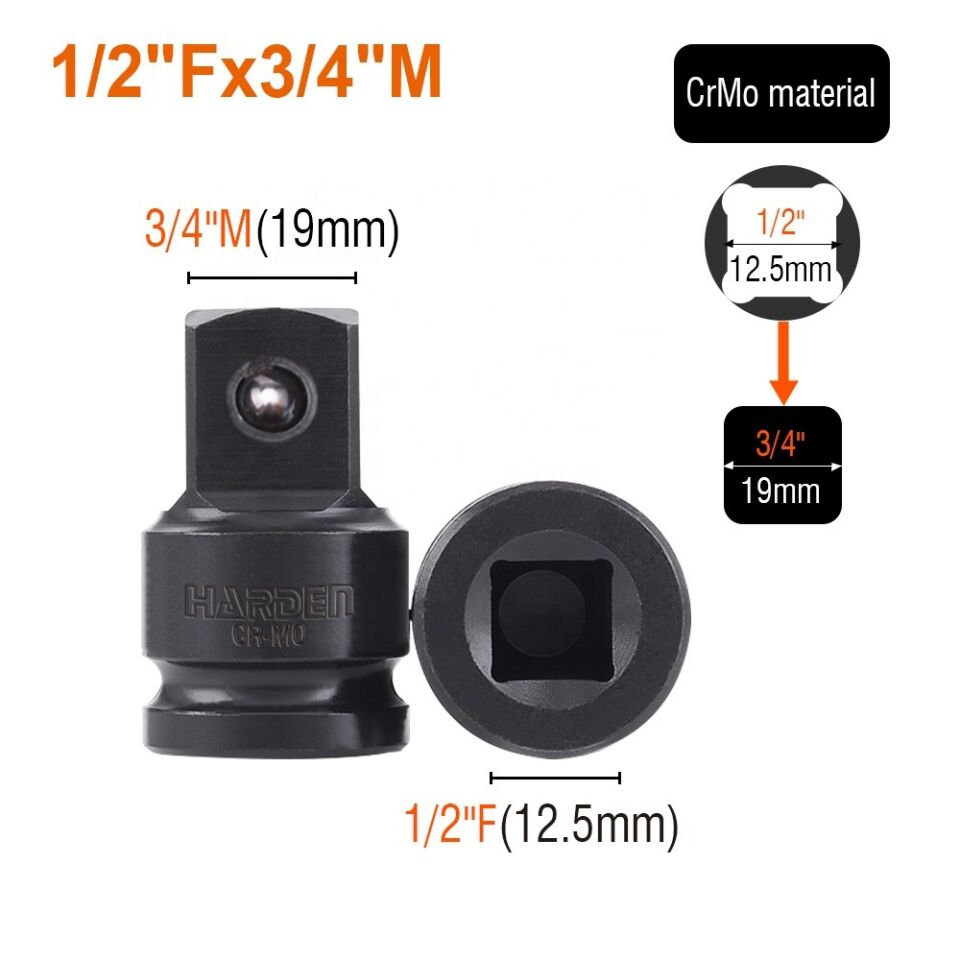 LOKMA ADAPTÖR SOKET DARBELİ 1/2'' 8 PARÇA