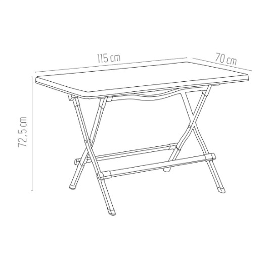NET*/MASA DİKDÖRTGEN KIRMIZI 70X115CM
