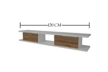 NET*/TV SEHPASI DUVAR TİPİ BEYAZ ÇAM 120CM