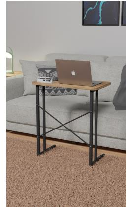 LAPTOP SEHPASI TAŞINABİLİR METAL AYAK ÇAM 60*35CM