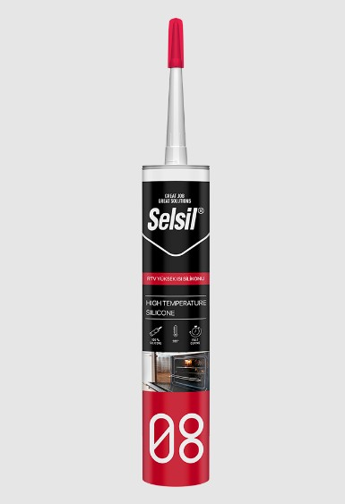 RTV YÜKSEK ISI SİLİKONU KIRMIZI 280ML