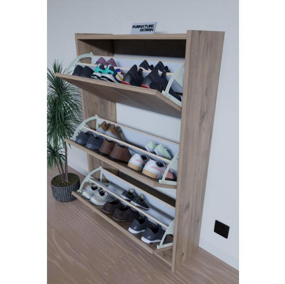 AYAKKABILIK DÜŞER KAPAK 3 KATLI ÇAM 113*70CM
