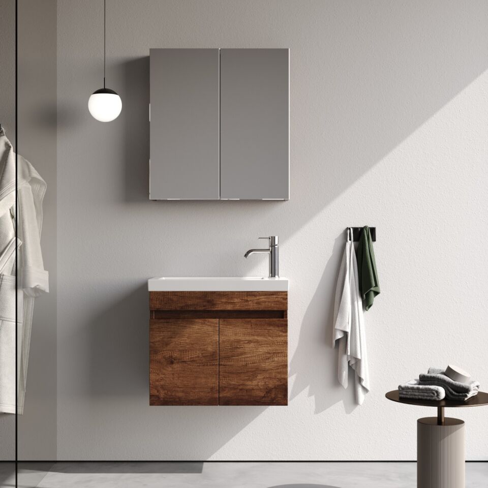 60CM ASMA DLP BAROK+AYNALI ÜST DOLAP+LVB TP