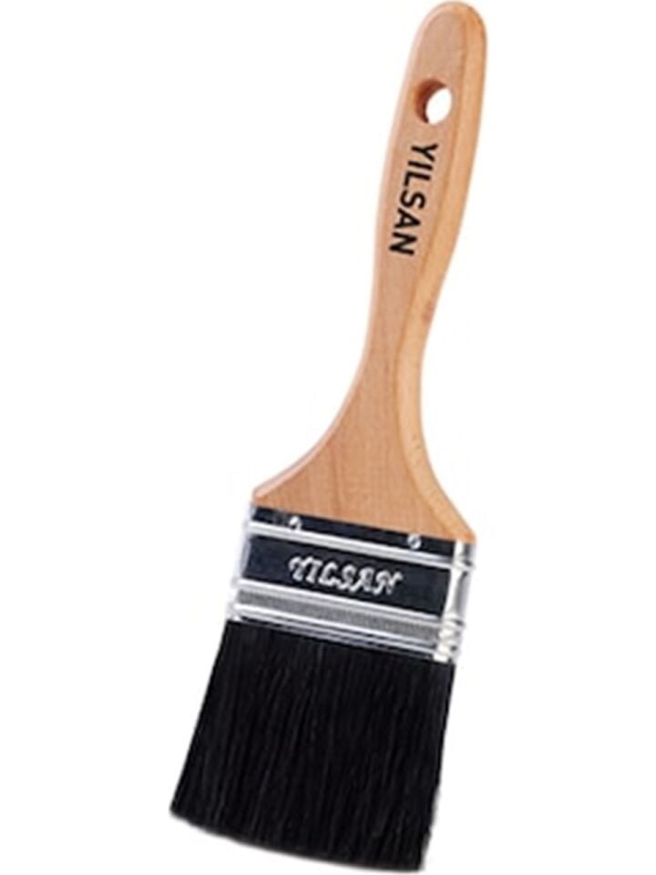 YAĞLI BOYA FIRÇASI PLASTİK SAPLI SİYAH KIL 2'' K/12