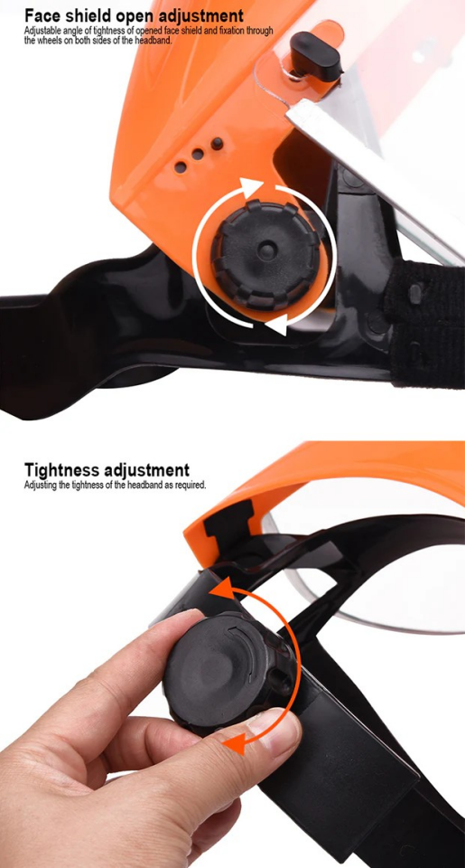 KORUYUCU YÜZ MASKESİ ŞEFFAF CAM