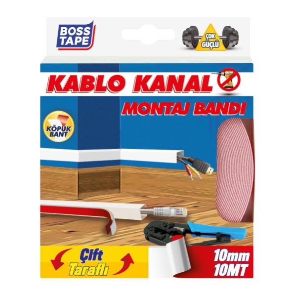 BANT KABLO KANAL MONTAJ BANDI 10MMX10MT