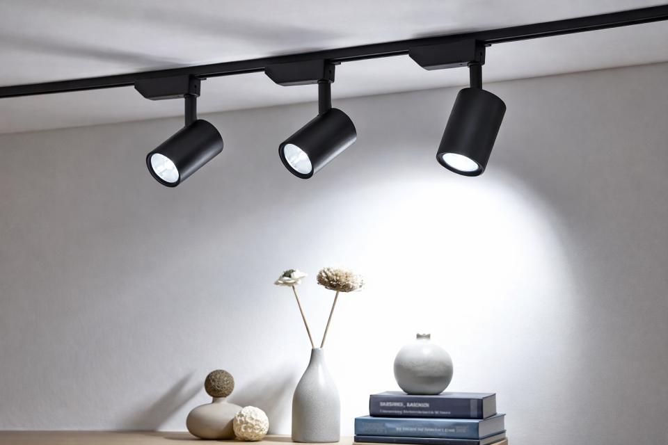 LED SPOT RAYLI SİYAH/BEYAZ 3 LAMBAX1M RAY