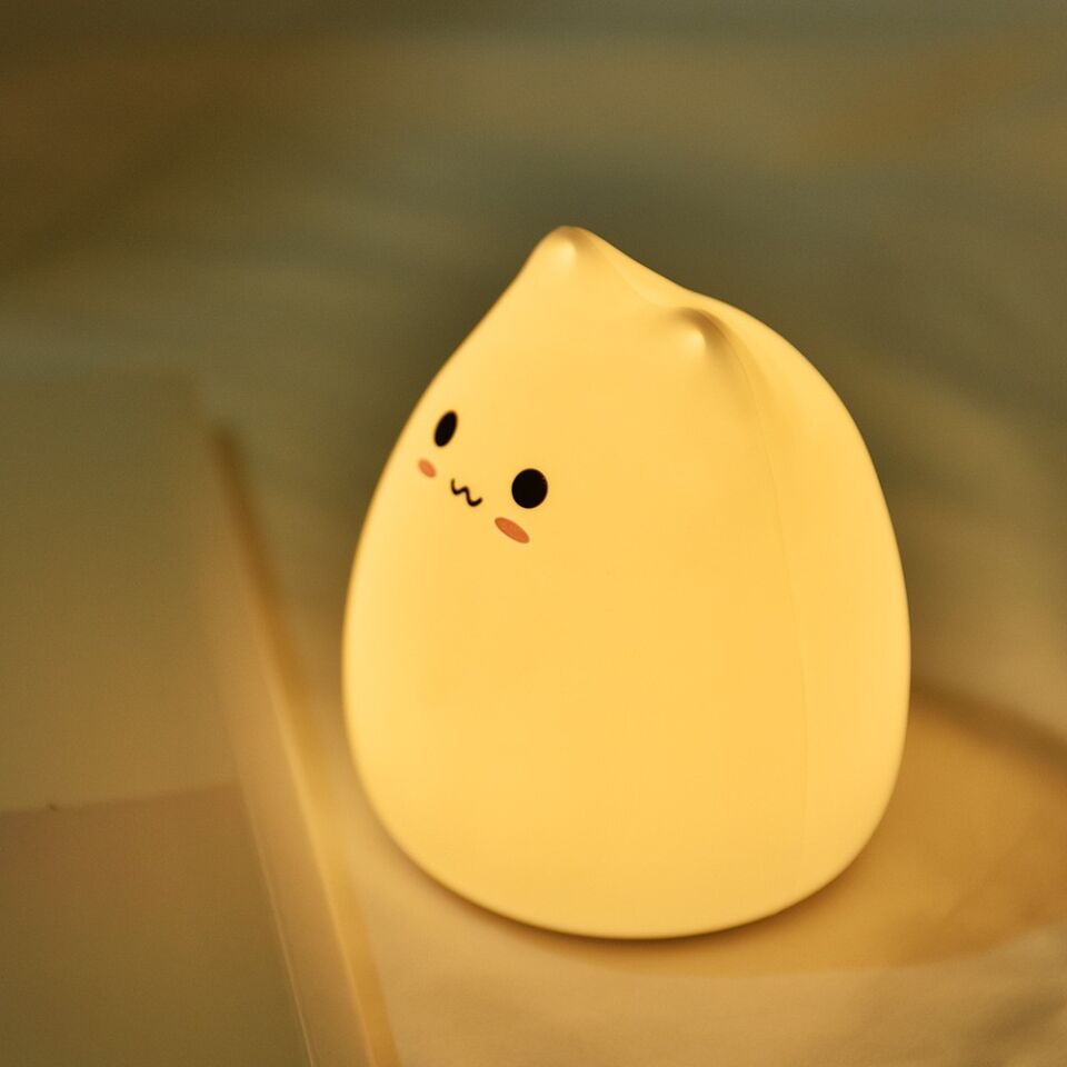 GECE LAMBASI SİLİKON KEDİ LED