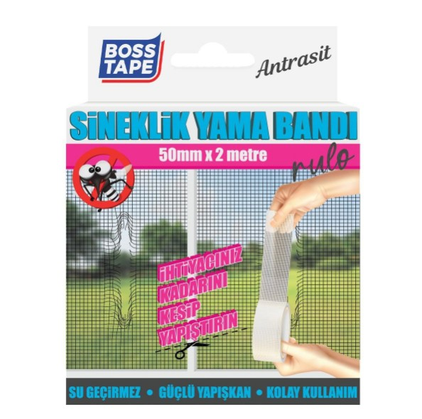 BANT SİNEKLİK YAMASI ANTRASİT 50MMX2MT