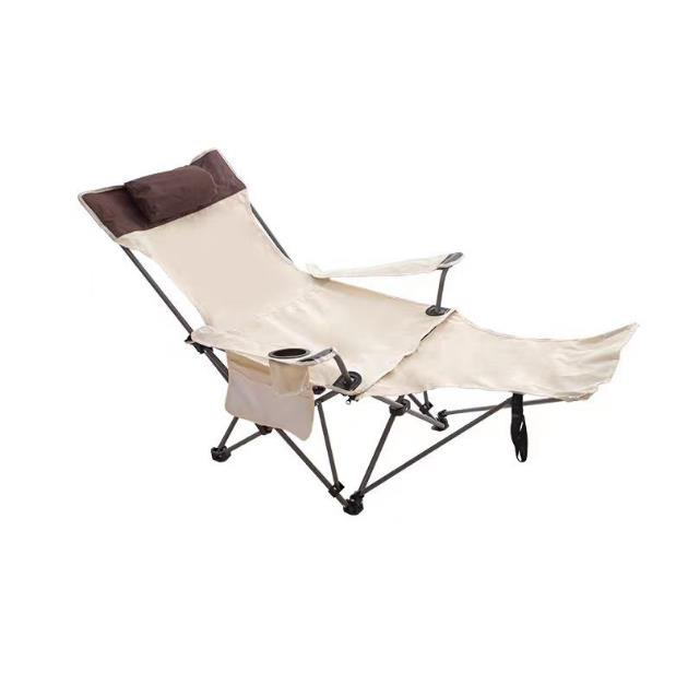 KAMP UZANMIŞ BALIKÇI SANDALYESİ KREM 115*83*89