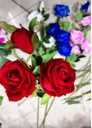 YAPAY GÜL RENKLİ MAT