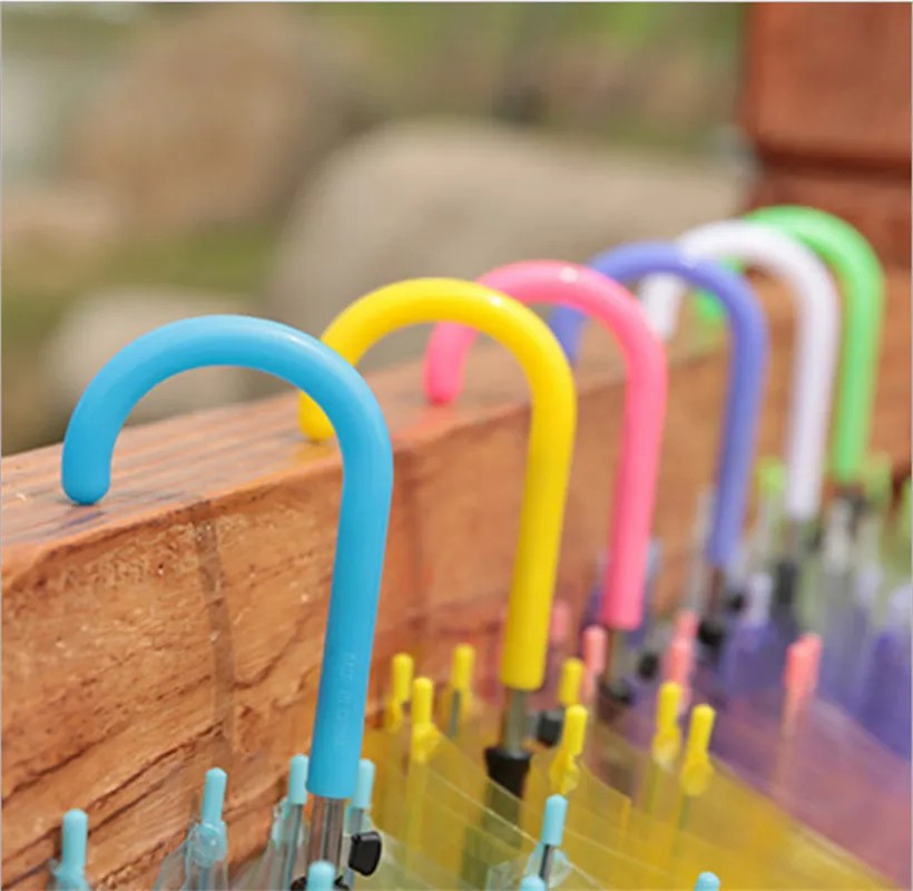 ŞEMSİYE ŞEFFAF UZUN SAP