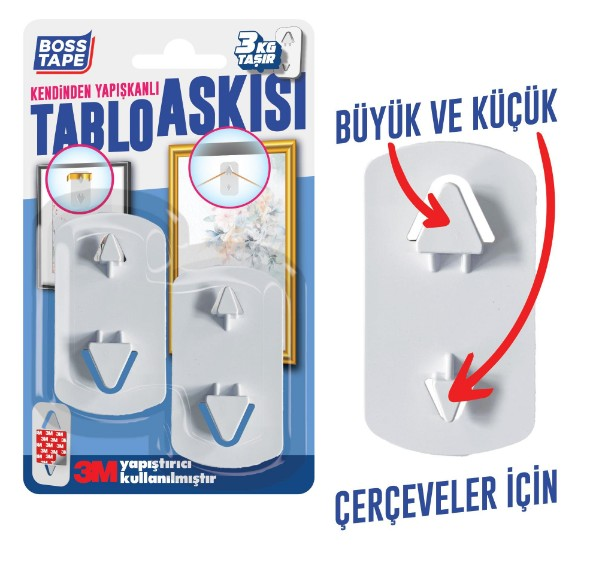 BANT TABLO ÇERÇEVE ASKISI 30MMX60XMM