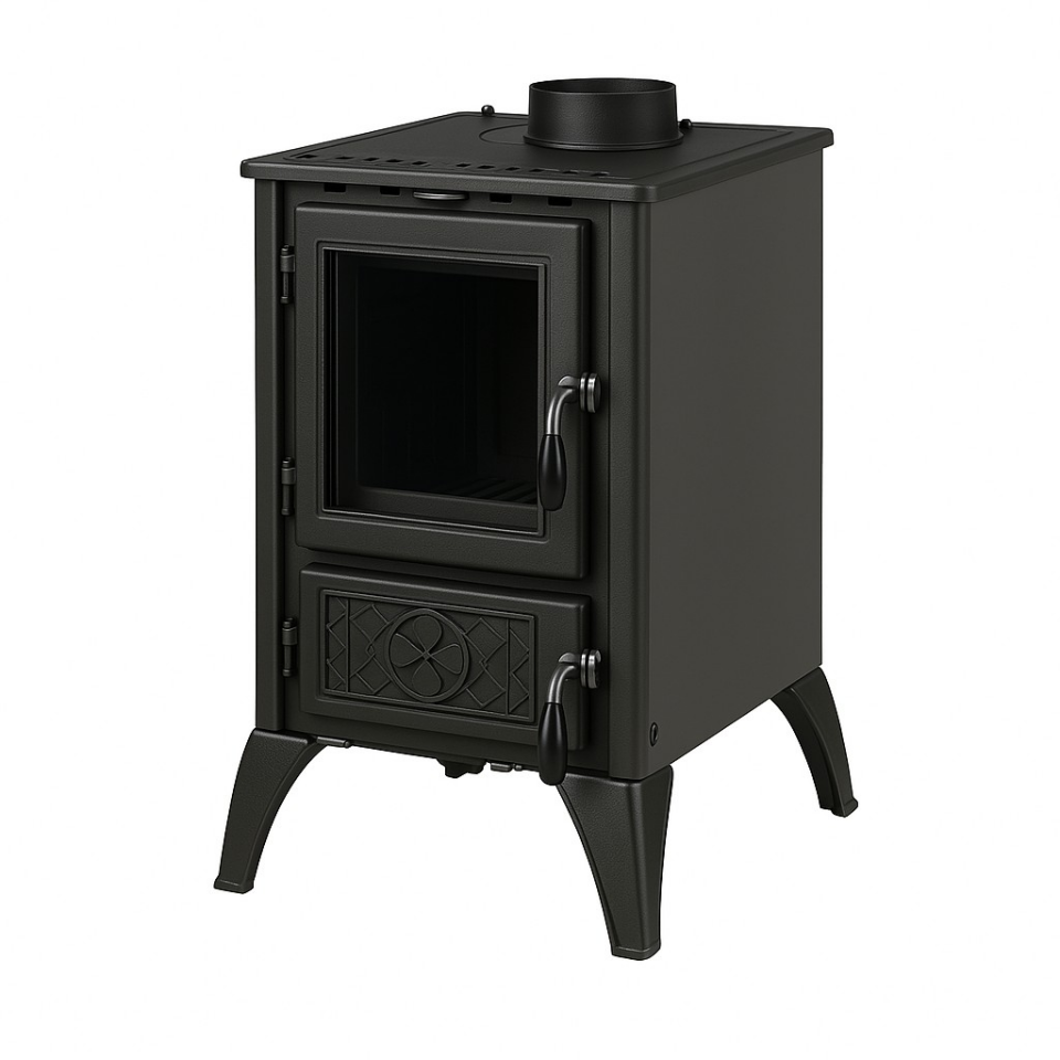 SOBA ŞÖMİNE SİYAH 420x540x795MM