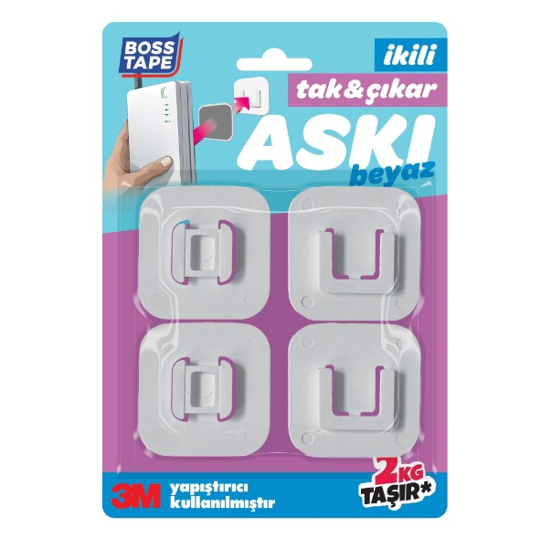 BANT 2’lİ TAK & ÇIKAR ASKI 40MMX40MM