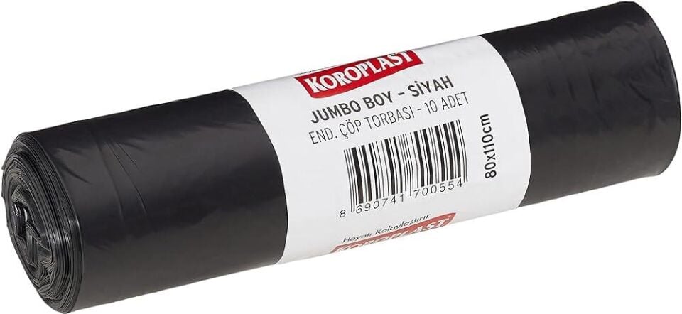 ÇÖP POŞETİ END. JUMBO SİYAH 80X110 TP