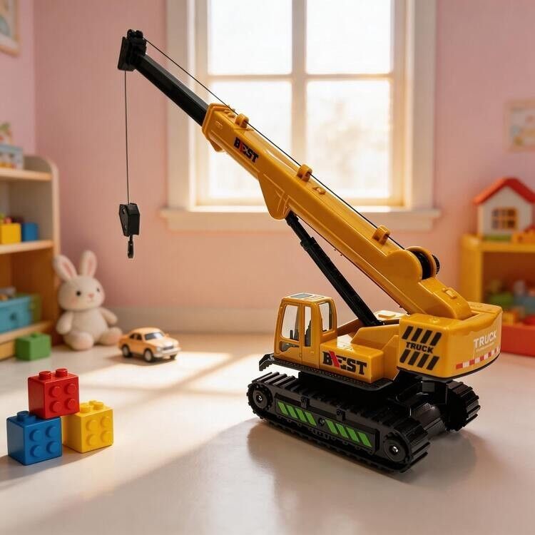 OYUNCAK PALETLİ İŞ MAKİNESİ VİNÇ