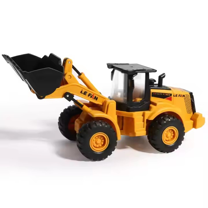 OYUNCAK TEKERLEKLİ LASTİKLİ YÜKLEYİCİ DOZER