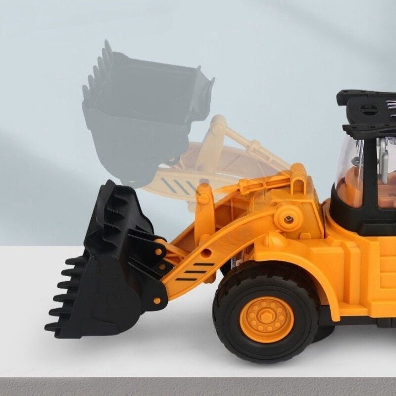 OYUNCAK TEKERLEKLİ LASTİKLİ YÜKLEYİCİ DOZER