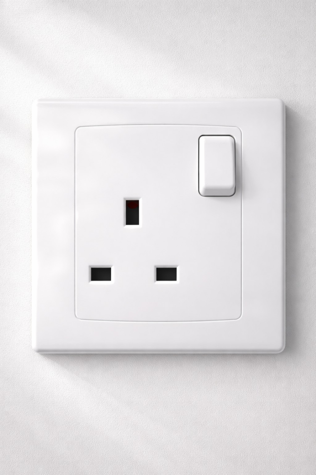 TEKLİ PRİZ BEYAZ 1X13A