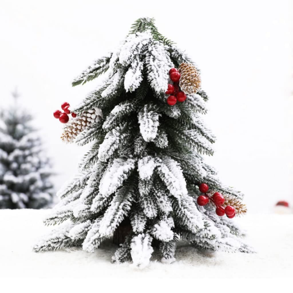 YILBAŞI AĞACI DEKORATİF SİMLİ KOZALAK MEYVELİ 40CM