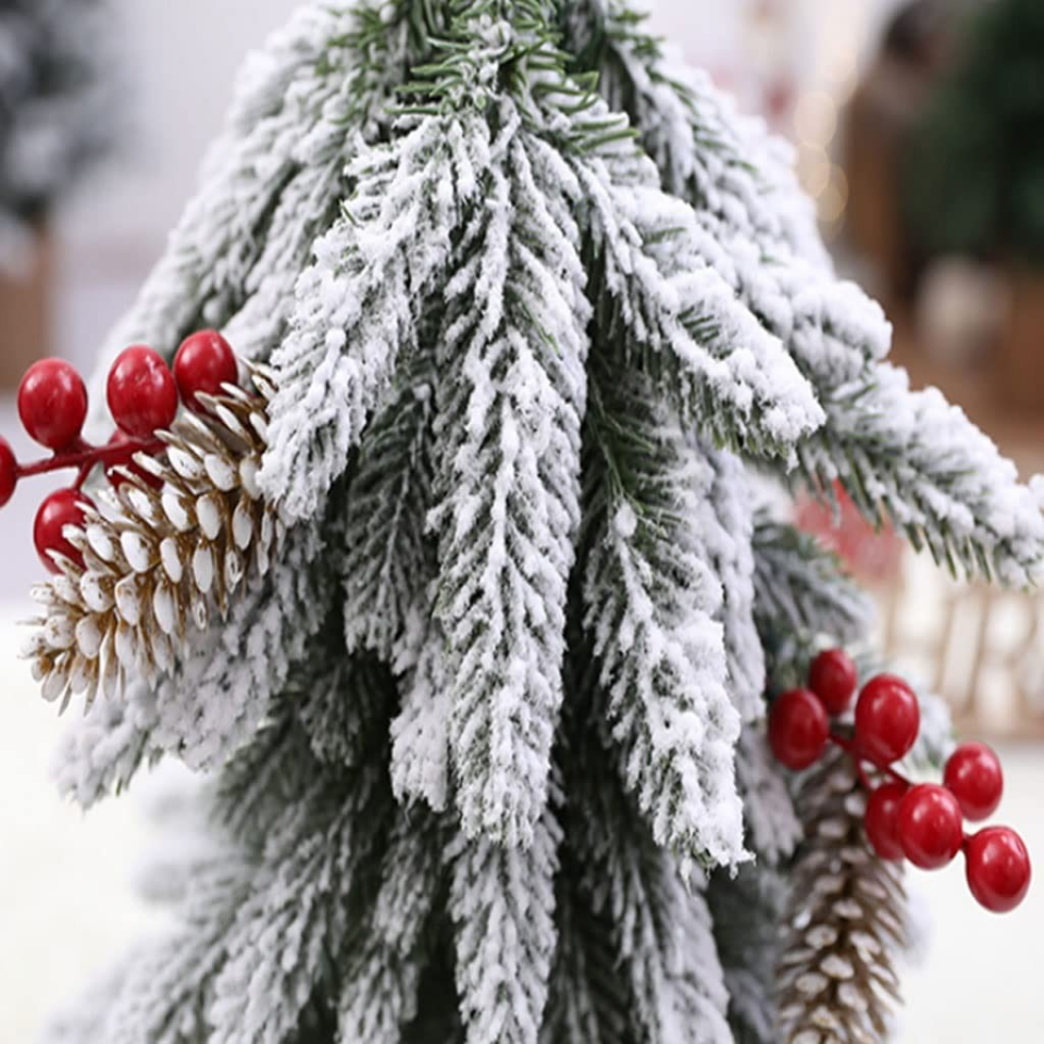 YILBAŞI AĞACI DEKORATİF SİMLİ KOZALAK MEYVELİ 40CM