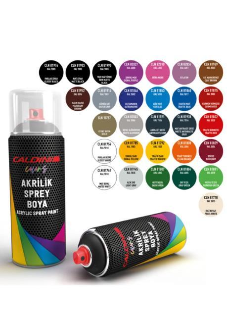 SPREY BOYA SİYAH MAT BURTECH 400ML 12AD/KOLİ
