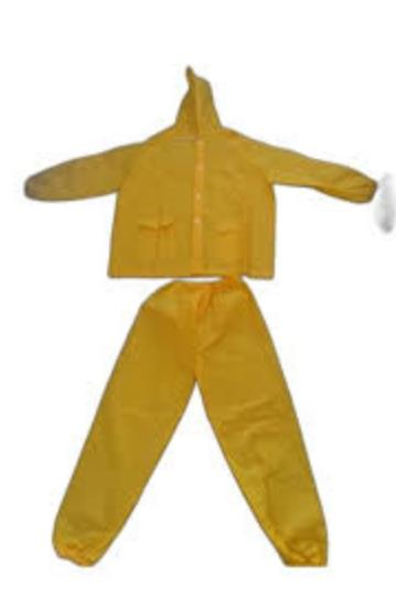 YAĞMURLUK ALT ÜST TAKIM PLASTİK RENKLİ XL/2XL