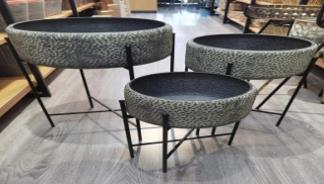 SAKSI LEOPARLI 4 AYAK DEMİR GRİ NO1 33*16.5*67